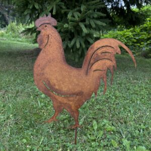 Edelrost Hahn Gockel