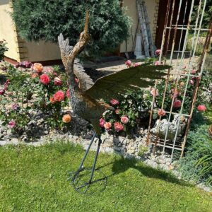 Metallvogel Gartenfigur – „Flug der Natur“