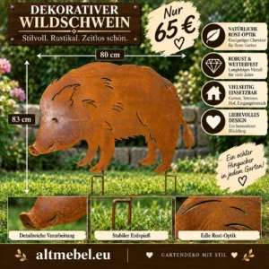 Edelrost Wildschwein