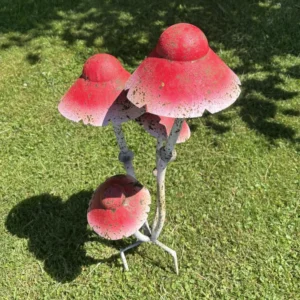 Amanita Pilze Gartendekoration Fliegenpilz Rot Pilz Toadstool